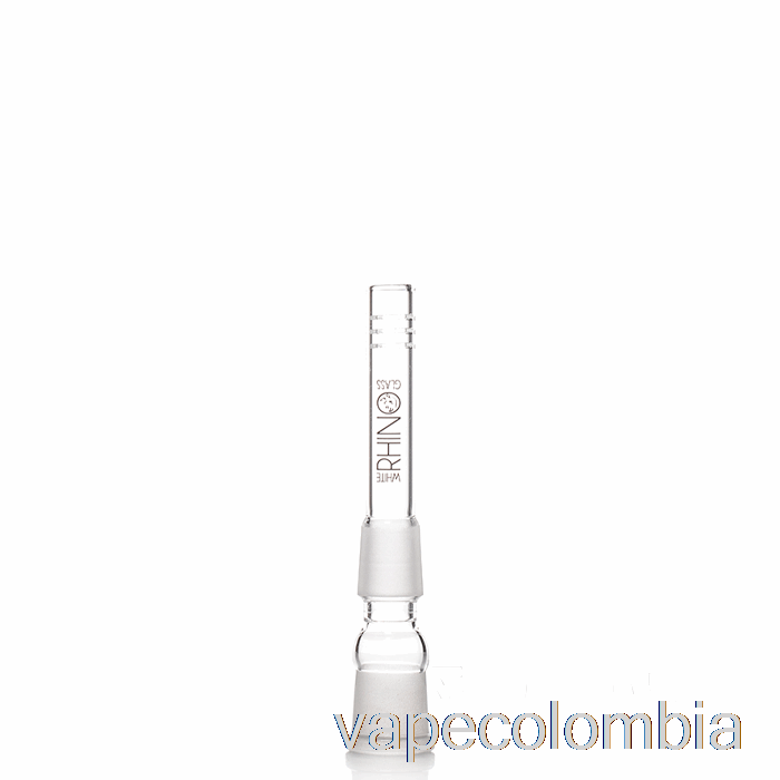 Kit Completo De Vapeo White Rhino 19/19 Con Vástago De Vidrio De 3,5 Pulgadas